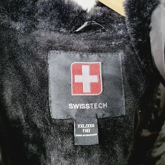 Girls swiss tech puffer coat extra large ski jacket snowboarding